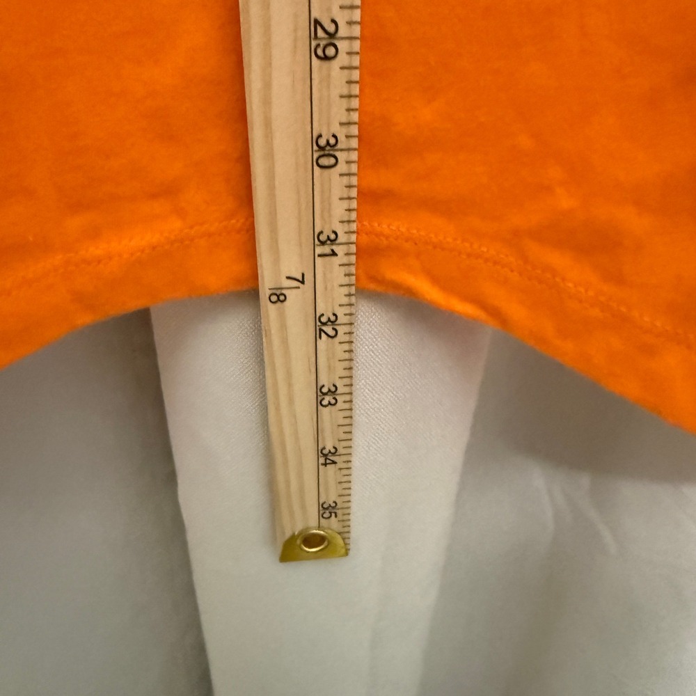 Nike Tee 2X Shirt. ORANGE Cotton UIsex - Picture 5 of 6
